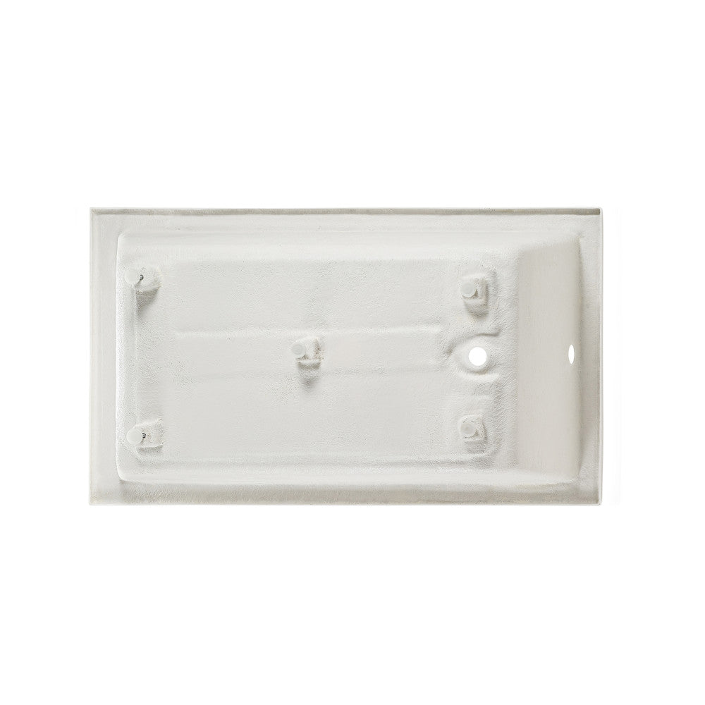 Swiss Madison Voltaire 54" x 30" Acrylic Glossy White, Alcove, Integral Right-Hand Drain, Bathtub | SM-AB563