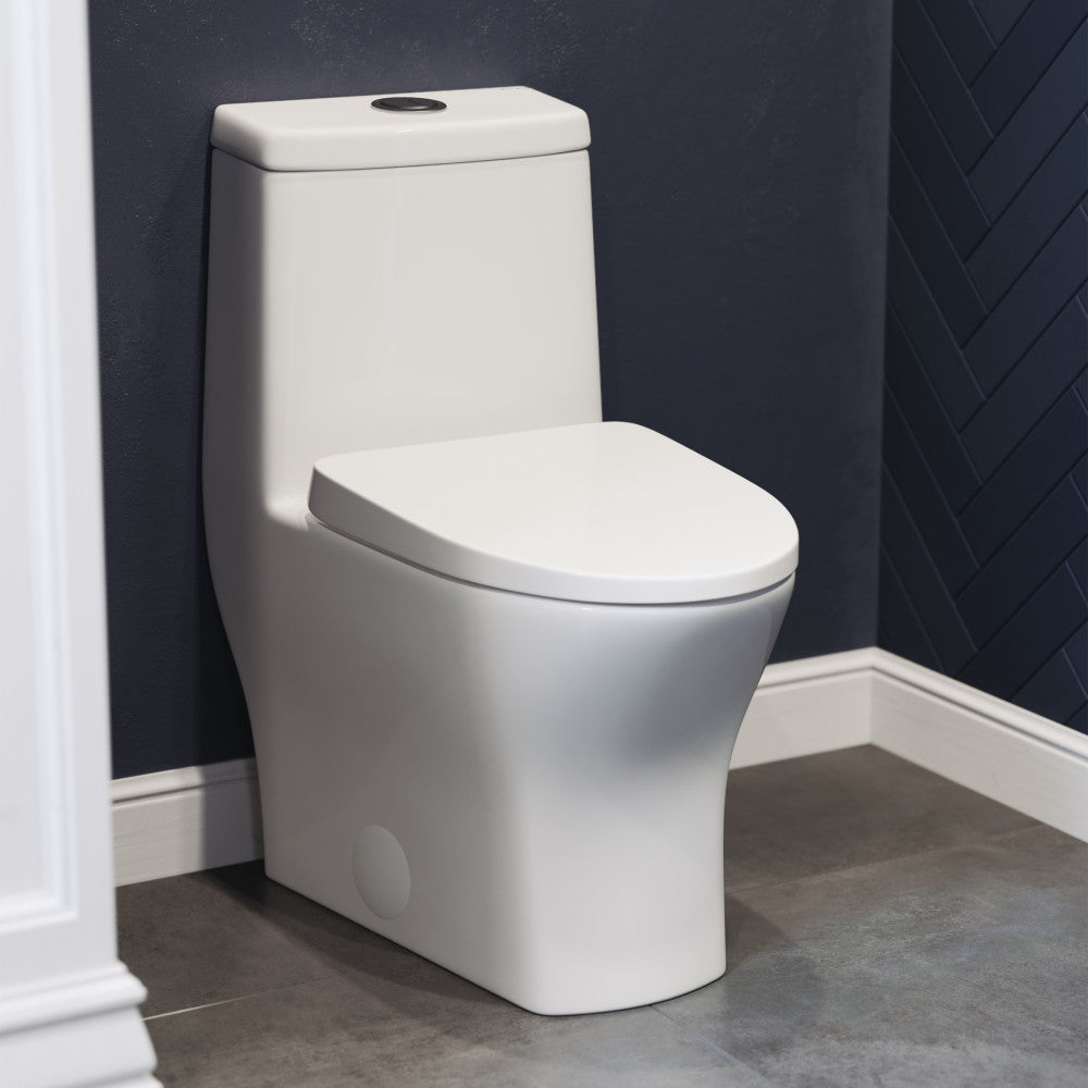 Swiss Madison Sublime II One-Piece Round Toilet Dual-Flush 1.1/1.6 gpf | SM-1T257