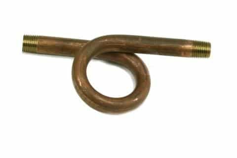 Mr. Steam Pigtail 1/4&#8243; 180Deg Brass