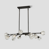 Mitchell Clear Glass Linear Chandelier