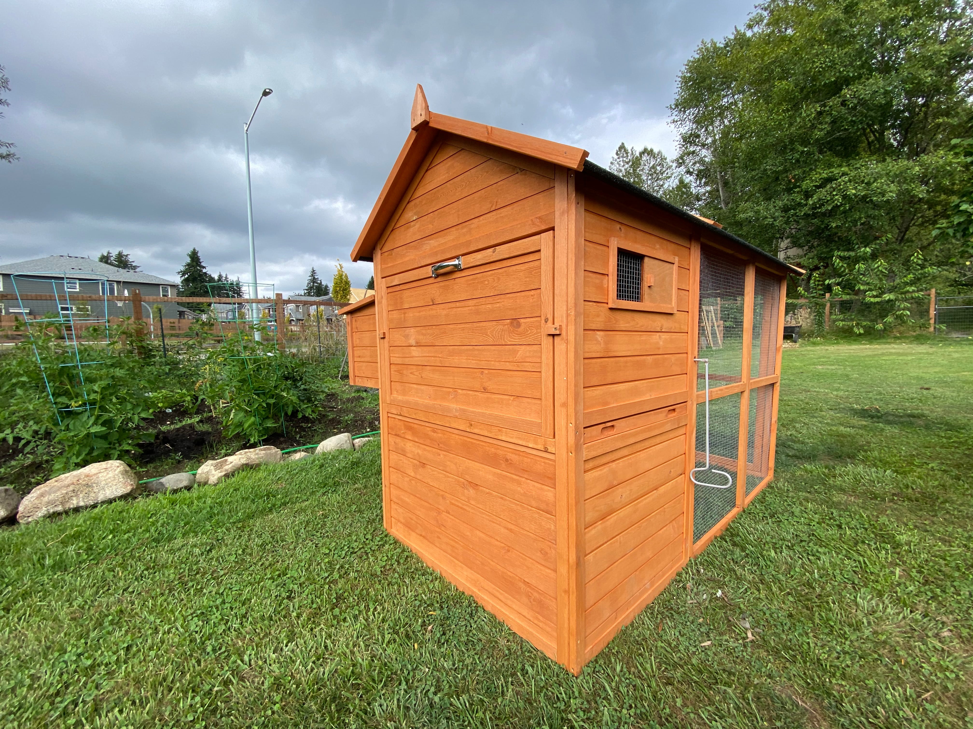 NEW FarmHouse Coop. In-Stock Barn Red Stain on sale