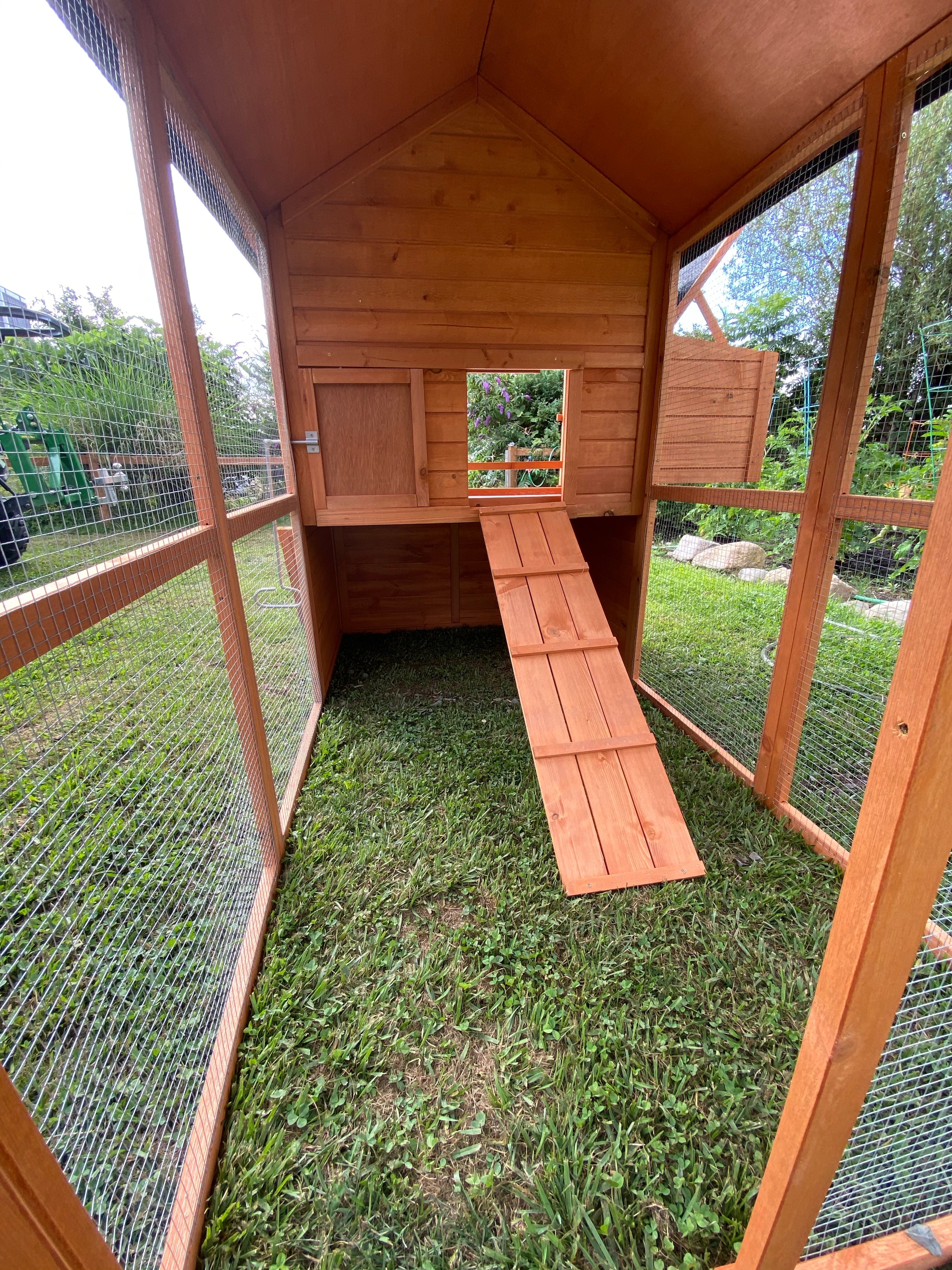 NEW FarmHouse Coop. In-Stock Barn Red Stain on sale