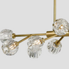 Mitchell Clear Glass Linear Chandelier