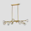 Mitchell Clear Glass Linear Chandelier