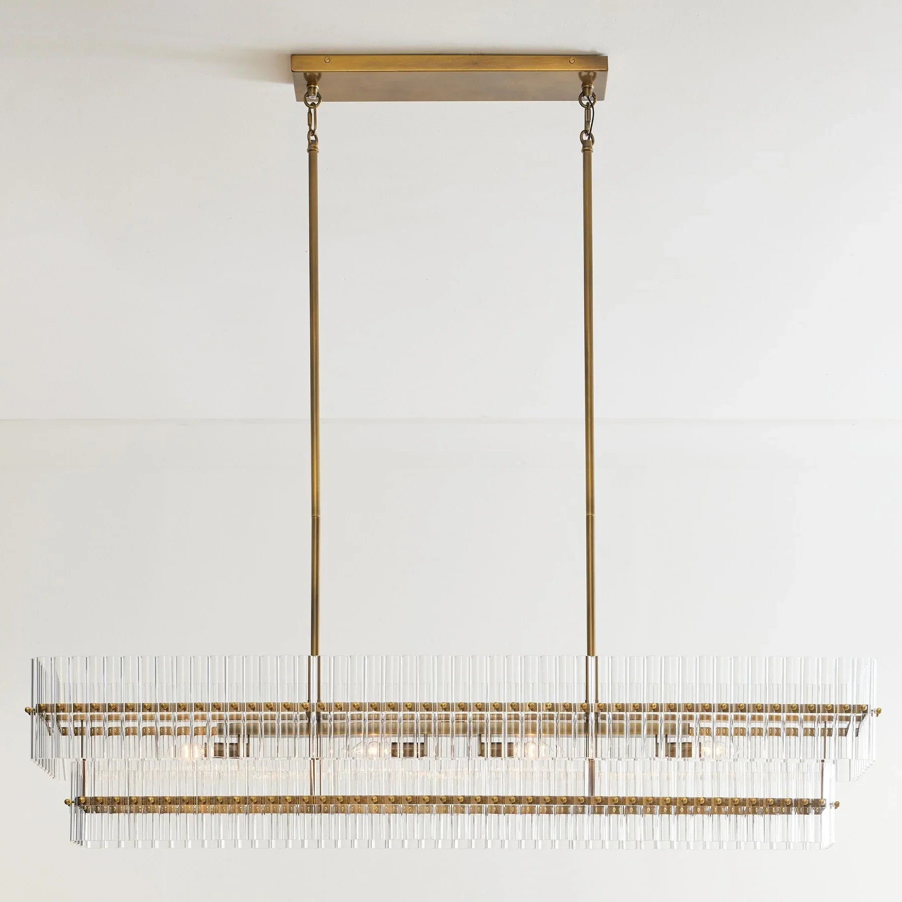 Macy Crystal Linear Chandelier