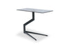 Mir End Table Tables renewedlifejourney Smoked glass / Iron grey 