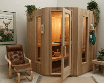 Finlandia FPF66-5S Prebuilt 5-Sided Sauna Room 6′ x 6′