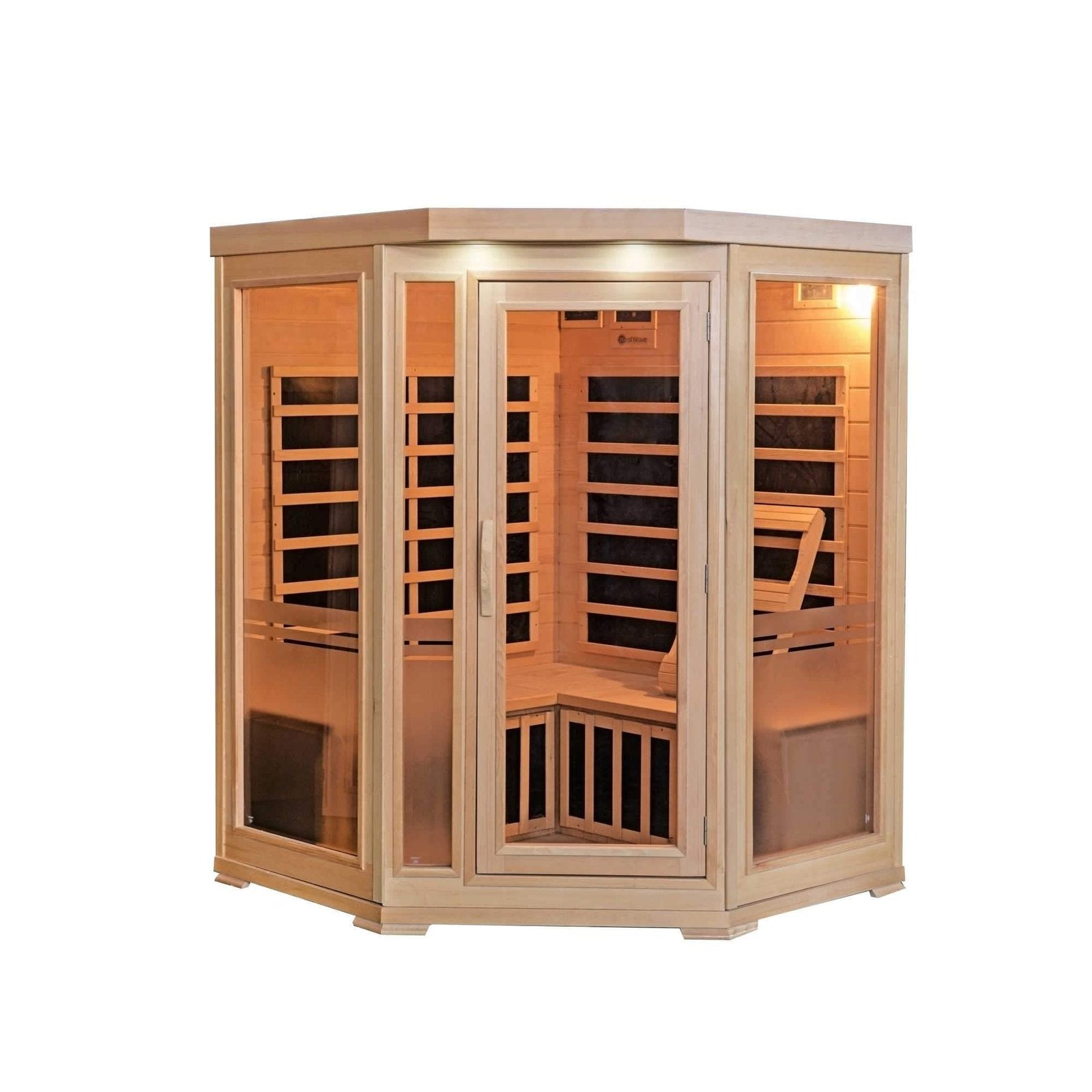 Sonoma 3 Person Hemlock Carbon Infrared Sauna