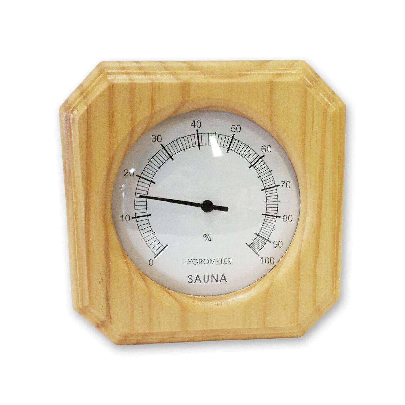 Deluxe Pine Encased Hygrometer