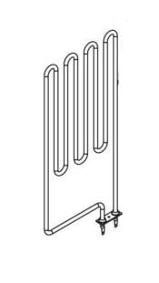 Finlandia / Harvia Part # Y10-0009 3000W Element for HL9-U1 (notes: for 240v, 3 elements in each heater)