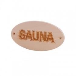 Engraved Aspen Oval Sauna Sign (3″ x 5 3/4″)