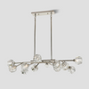 Mitchell Clear Glass Linear Chandelier