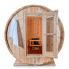 Canadian Timber Harmony Barrel Sauna (4 Person) Saunas Dundalk LeisureCraft Harvia KIP 6KW Electric Heater ($840.00) Yes (+$260.00)