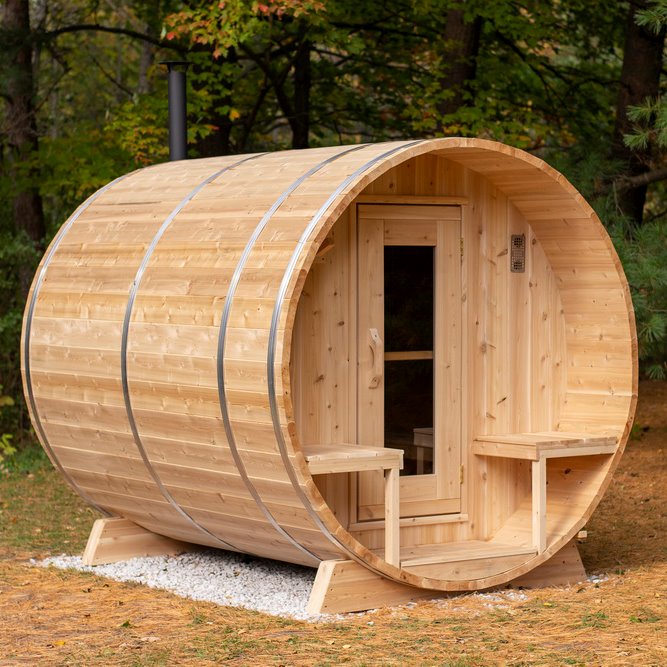 Canadian Timber Serenity Barrel Sauna (4 Person)