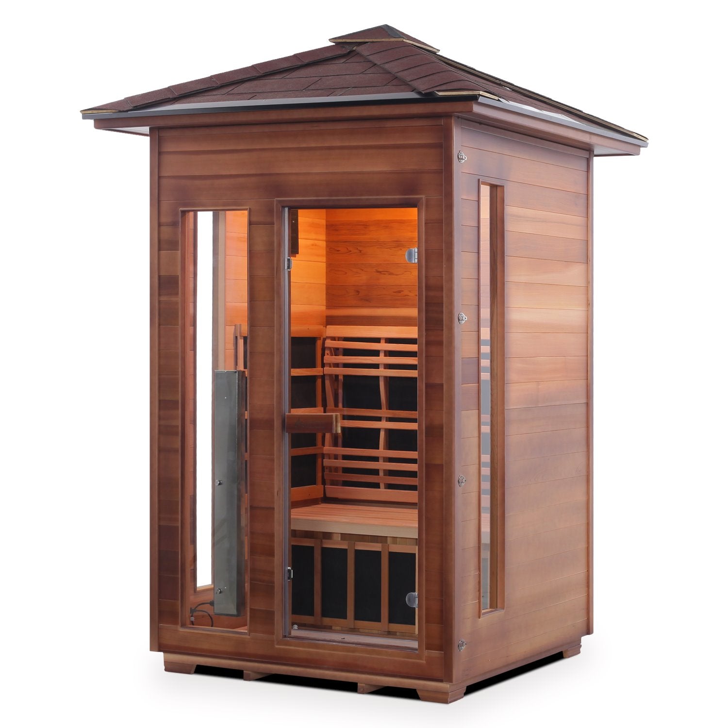 Diamond Hybrid Sauna (2 Person) Saunas Enlighten Sauna Slope None