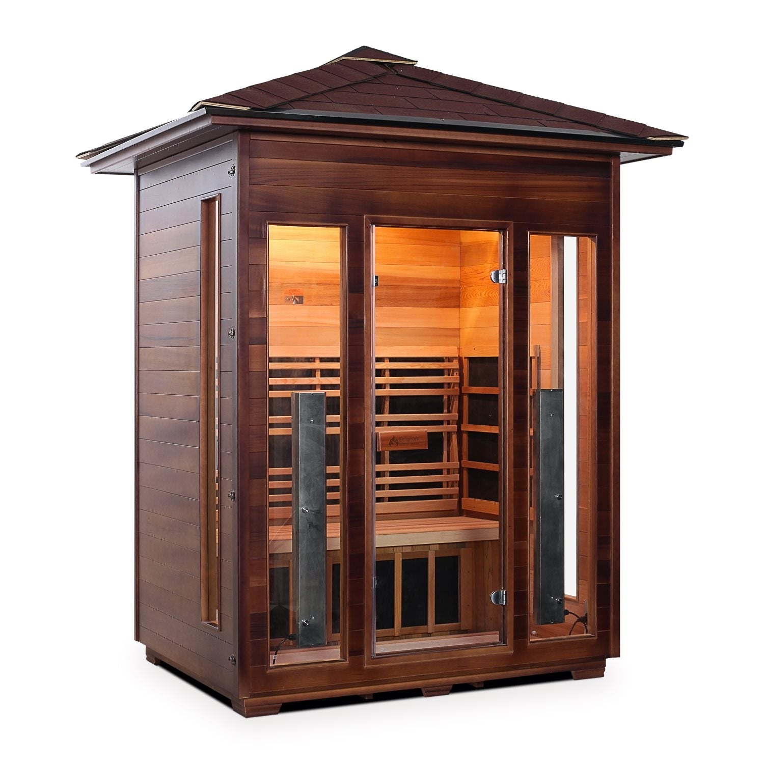 Diamond Hybrid Sauna (3 Person) Saunas Enlighten Sauna Peak None