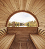 ERGO Nordic Panoramic Barrel Sauna (6 Person) Saunas SaunaLife HUUM DROP 9kW (WiFi Enabled)