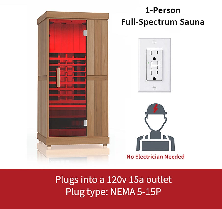 Finnmark Full Spectrum Infrared Sauna (1 Person)