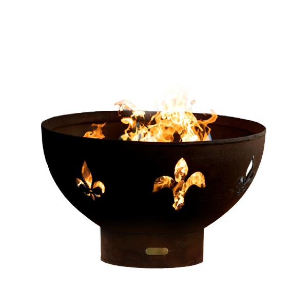 Fleur de Lis Fire Pit
