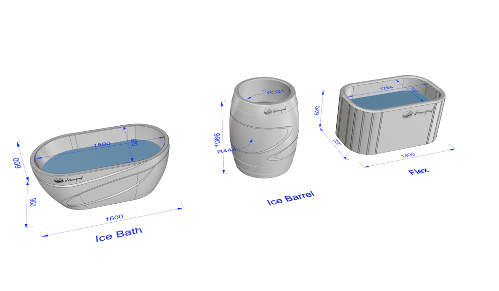 Dreampod Ice Bath FLEX - Tub Only