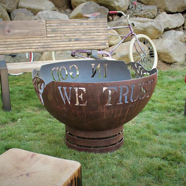 In God We Trust Fire Pit