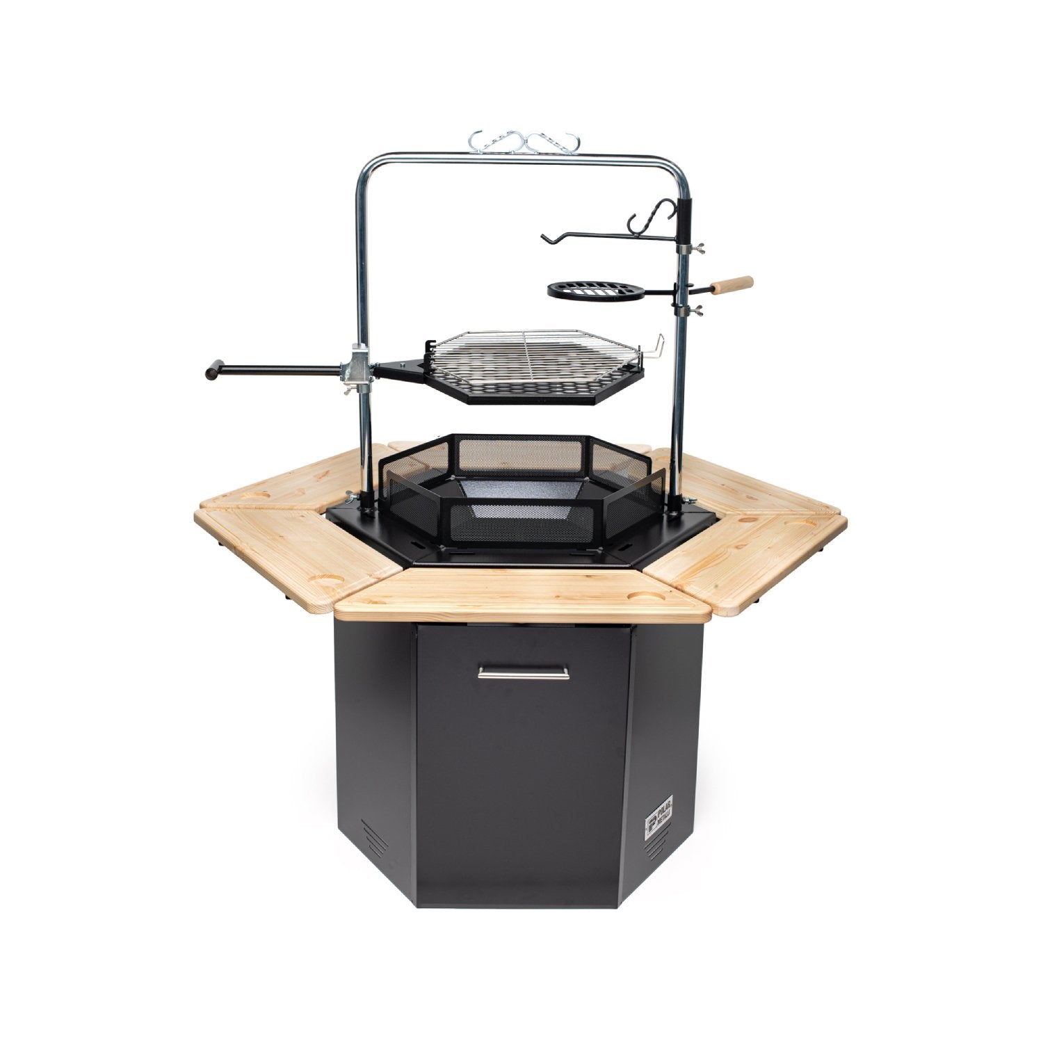 M6 Kota Grill with Arched Chrome Grill Hanger