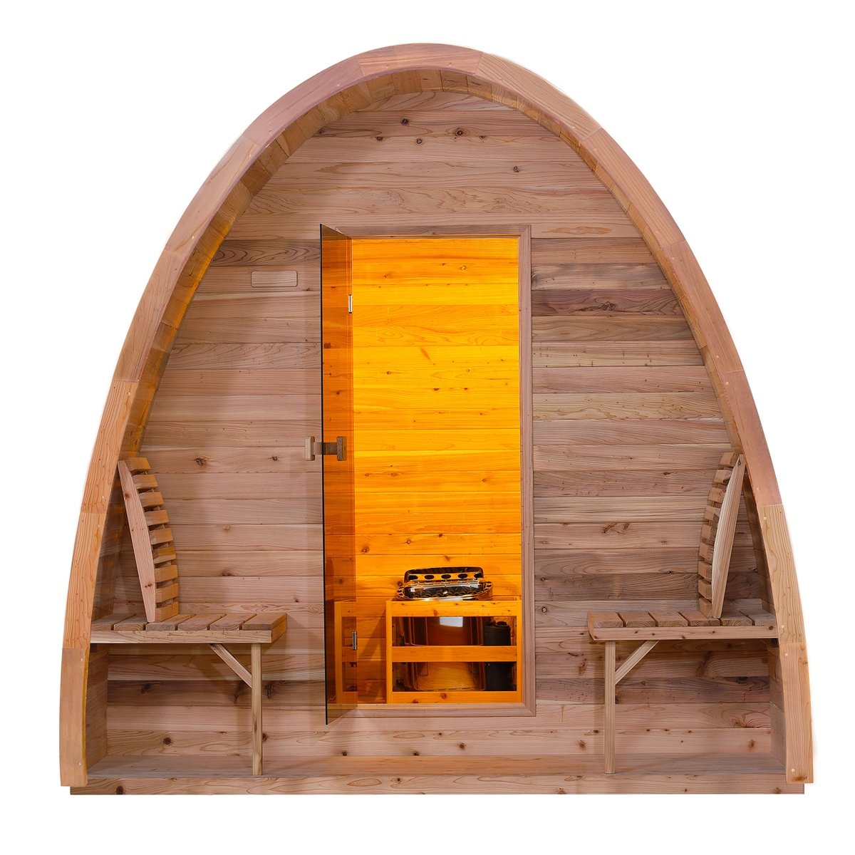 Rustic Cedar Pod Sauna (8 Person)