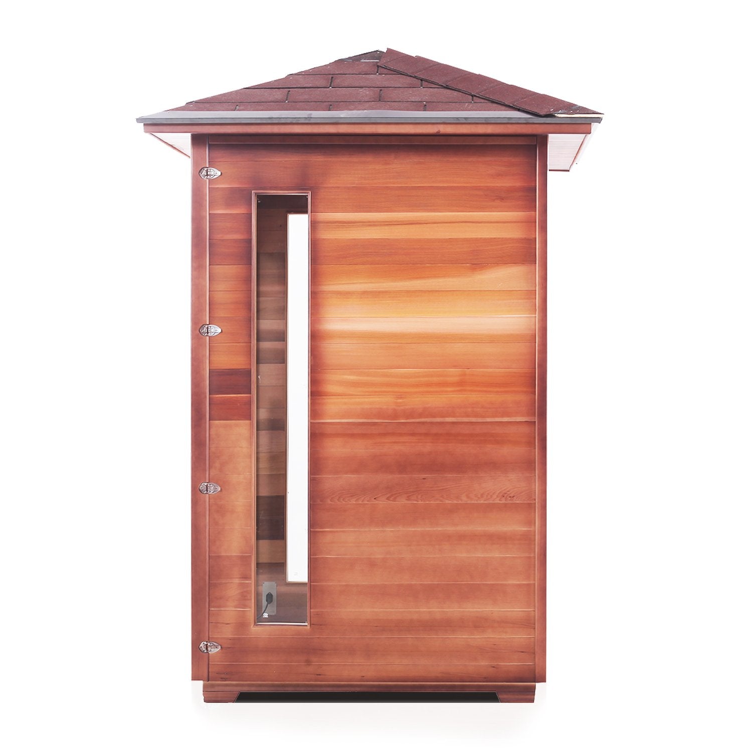 Rustic Full Spectrum Infrared Sauna (2 Person) Saunas Enlighten Sauna Slope Yes (+$300.00)