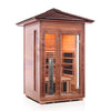 Rustic Full Spectrum Infrared Sauna (2 Person) Saunas Enlighten Sauna