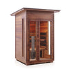 Rustic Full Spectrum Infrared Sauna (2 Person) Saunas Enlighten Sauna