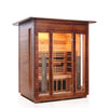 Rustic Full Spectrum Infrared Sauna (3 Person) Saunas Enlighten Sauna