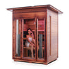 Rustic Full Spectrum Infrared Sauna (3 Person)