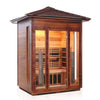 Rustic Full Spectrum Infrared Sauna (3 Person) Saunas Enlighten Sauna