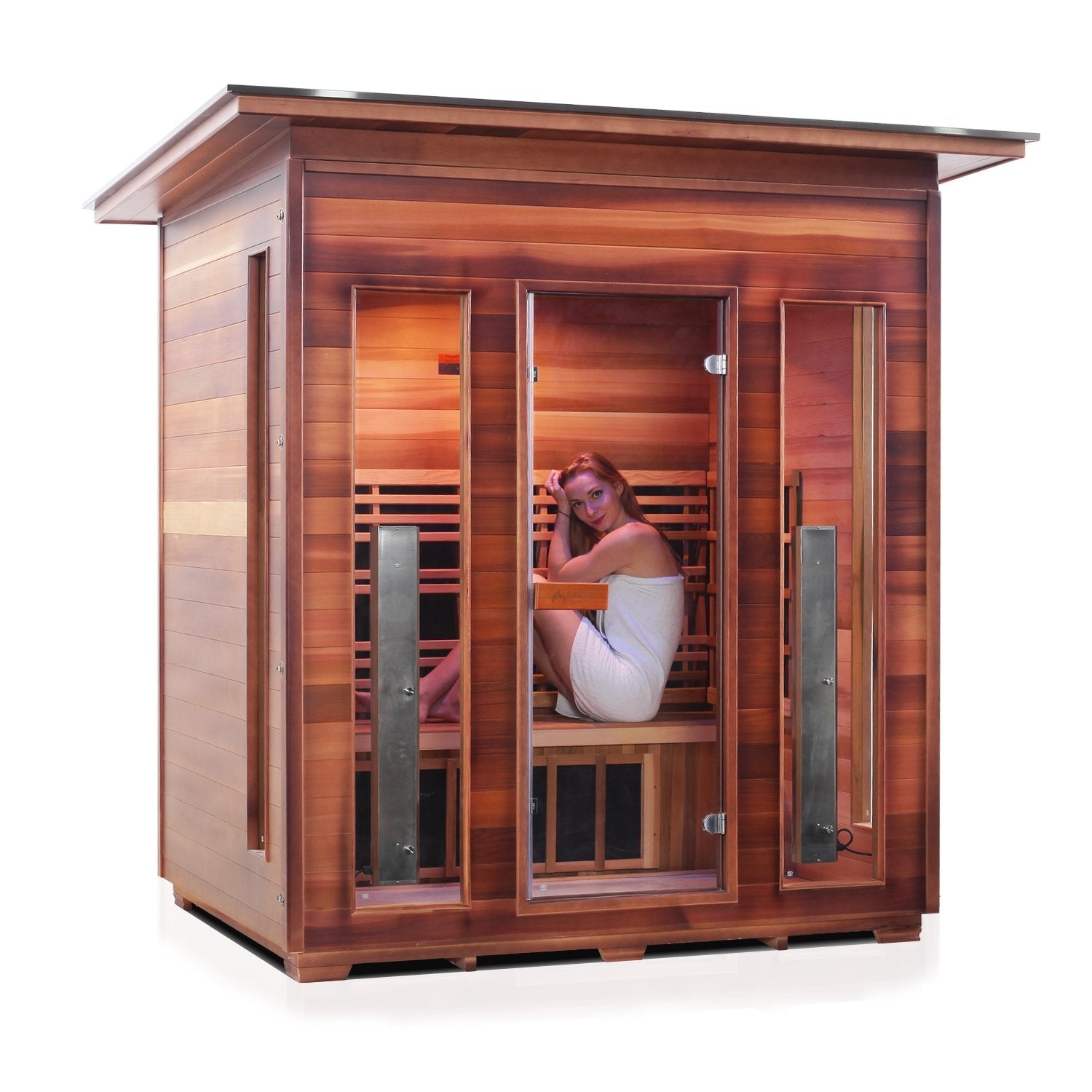 Rustic Full Spectrum Infrared Sauna (4 Person)