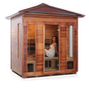 Rustic Full Spectrum Infrared Sauna (5 Person) Saunas Enlighten Sauna Peak None