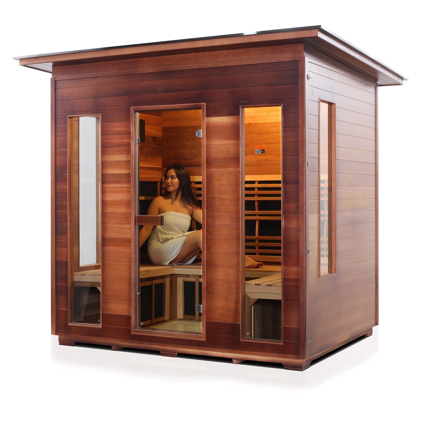 Rustic Full Spectrum Infrared Sauna (5 Person)