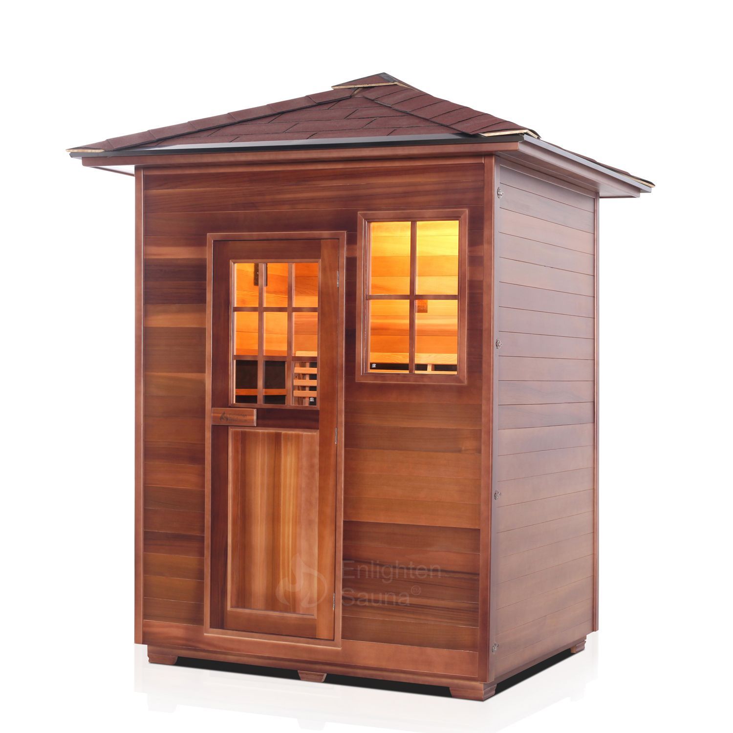 Sierra Full Spectrum Infrared Sauna (3 Person) Saunas Enlighten Sauna Peak None