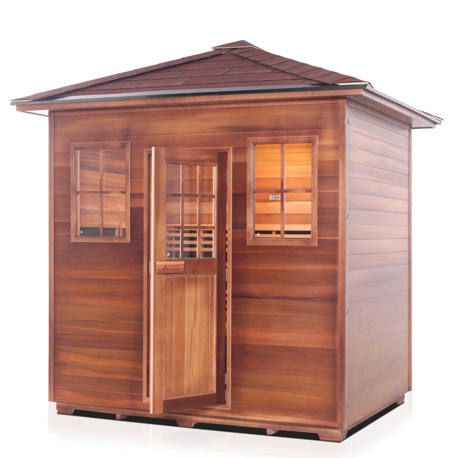 Sierra Full Spectrum Infrared Sauna (5 Person) Saunas Enlighten Sauna Peak None