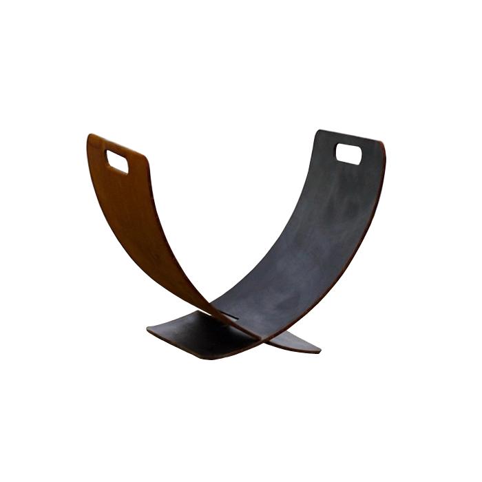 Wings of Flight Carbon Steel Log Rack